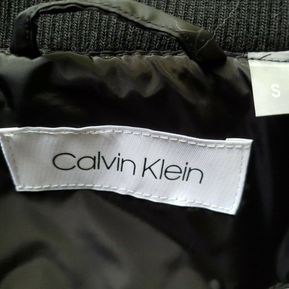 Calvin Klein Women's Quilted Chevron Jacket Black - Picture 10 of 12